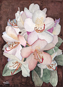 Stylized Rhododendron Painting by Ken Powers Stylized Rhododendron Painting by Ken Powers
