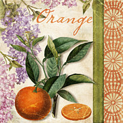 Summer Citrus Orange Painting by Mindy Sommers