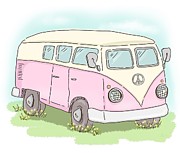 Summer Fun Van Painting by Little Bunny Sunshine