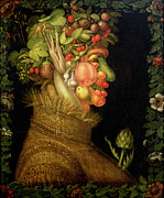 Summer Painting by Giuseppe Arcimboldo