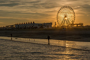 Summer Haze and the Ferris Wheel Photograph by Mark Rogers