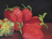 Summer's Red Gems Pastel by Carol Corliss