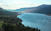 Sunlight on Beacon Rock Photograph by Tom Cochran