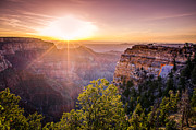 Sunrise at Angel's Window Grand Canyon Photograph by Scott McGuire