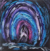 Sunrise At Night Painting by Sarahleah Hankes