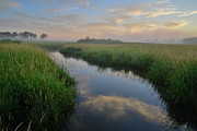 Sunrise comes to Glacial Park Photograph by Ray Mathis