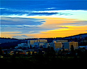 Sunrise on Spokane Photograph by Ben Upham III