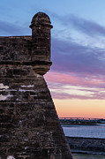 Sunrise over Matanzas Inlet and Castillo de San Marcos, St. Augustine, Florida #5 Photograph by Dawna Moore Photography
