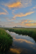 Sunrise Reflection in Glacial Park Photograph by Ray Mathis
