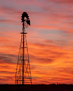 Sunset and Windmill 03 Photograph by Rob Graham