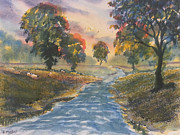 Sunset Boulevard Painting by Glenn Marshall