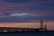 Sunset Bridge Photograph by Linda Shafer