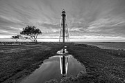 Sunset in Chandler Hovey Park Marblehead Light Tower Reflection Black and White Photograph by Toby McGuire Sunset in Chandler Hovey Park Marblehead Light Tower Reflection Black and White Photograph by Toby McGuire
