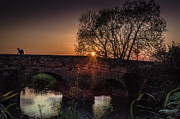Sunset on the Bridge, Newenden Photograph by Perry Rodriguez