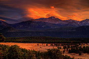 Sunset Over Longs Photograph by John De Bord