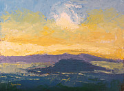 Sunset San Francisco Bay Painting by Suzanne Giuriati Cerny