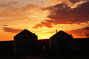 Sunset Silos Digital Art by Jana Russon