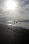 Sunsetting Beach Walk Photograph by Ruth Parsons