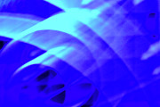 Swirling Blue Photograph by Trina R Sellers