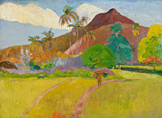 Tahitian Landscape, 1891. Painting by Paul Gauguin Tahitian Landscape, 1891. Painting by Paul Gauguin