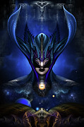 Taidushan Sai Shadow Blue RB Digital Art by Rolando Burbon