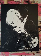 Tankhead is trying to get out of a bottle Painting by Gyula Julian Lovas
