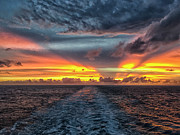 Tasman Sea Sunset Photograph by Bill Barber