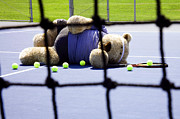 Tennis Player  Through Net Photograph by Karen Foley