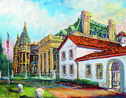 Terrace Villas Painting by Les Leffingwell