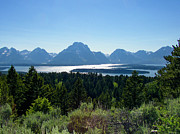 Tetons from Signal Mountain Photograph by K Bradley Washburn