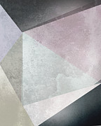 Textured Geometric Triangles Digital Art by Pati Photography