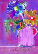 Thank You No.5 Mixed Media by Zsanan Studio