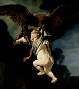 The Abduction of Ganymede, from 1635 Painting by Rembrandt The Abduction of Ganymede, from 1635 Painting by Rembrandt