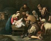The Adoration of the Shepherds Painting by Bartolome Esteban Murillo