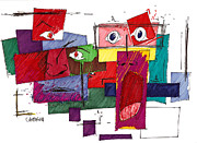 The Arrival Drawing by Teddy Campagna