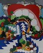 The Big Bite Painting by Rojax Art