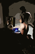 The Blue Bowl Photograph by Mark Egerton
