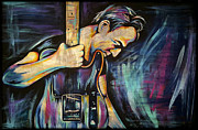 The Boss Bruce Springsteen Painting by Amy Belonio