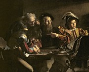 The Calling of St. Matthew Painting by Michelangelo Merisi da Caravaggio