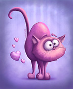 The Cat Digital Art by Tooshtoosh