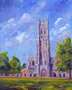 The Chapel at Duke University Painting by Jeff Pittman