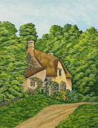 The Charm Of Wiltshire Painting by Charlotte Blanchard The Charm Of Wiltshire Painting by Charlotte Blanchard