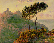 The Church at Varengeville against the Sunlight Painting by Claude Monet The Church at Varengeville against the Sunlight Painting by Claude Monet