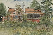 The Cottage Painting by Carl Larsson