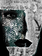 The face and the news Photograph by Gabi Hampe