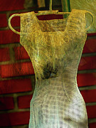 The face inside the dress Digital Art by Gabi Hampe