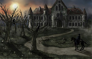 The Fall of the House of Usher Digital Art by Brandy Woods