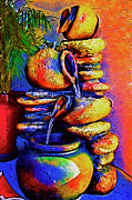 The Fountain Of Pots Digital Art by Kirt Tisdale The Fountain Of Pots Digital Art by Kirt Tisdale
