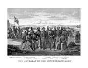 The Generals Of The Confederate Army Mixed Media by War Is Hell Store