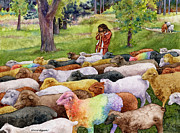 The Good Shepherd Painting by Anne Gifford